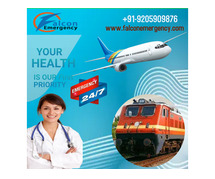 Select Modern ICU Setup by Falcon Emergency Train Ambulance Service in Jaipur