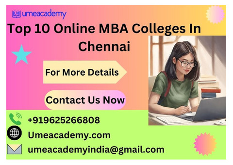 Top 10 Online MBA Colleges In Chennai