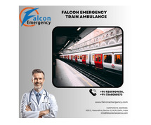 Use Falcon Emergency Train Ambulance Service in Patna with Life-Care Medical Team