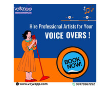 Hire Professional Voice Assistant Over-over Actor/Artists at Best Prices