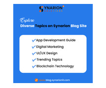 Explore 70+ Diverse Tech + Marketing + UI/UX + Blockchain Blog Topics on Synarion