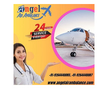 Hire Angel Air Ambulance Service in Darbhanga with Latest ICU Setup