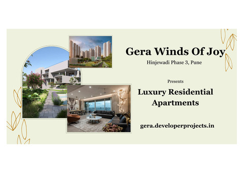 Gera Winds Of Joy: Your Gateway to Tranquil Living in Hinjewadi Phase 3, Pune
