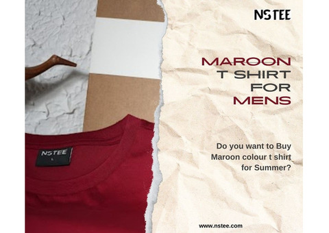 Maroon t shirt