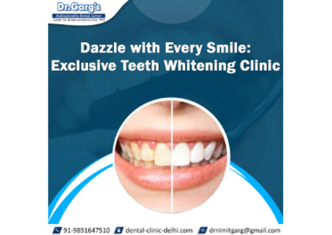 Dazzle with Every Smile: Exclusive Teeth Whitening Clinic