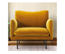 Buy Marbito One Seater Sofa With Yellow Color upto 65%off