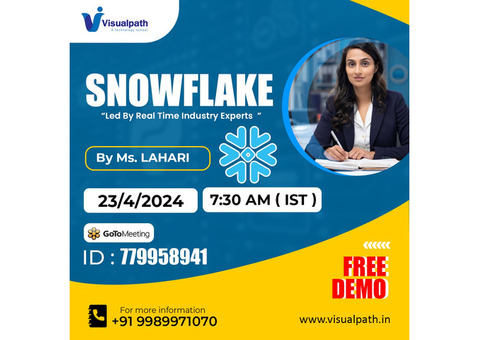 Visualpath -Snowflake Online Training Free Demo