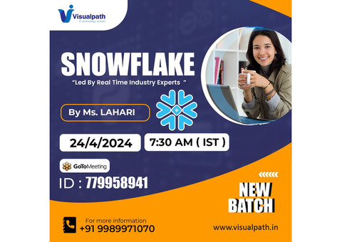 Visualpath -Snowflake Online Training New Batch