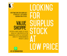 Discover Top Brands' Liquidation Stock Wholesale at ValueShoppe