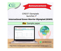 Access the free CREST Green Olympiad Sample Paper for 9th Grade