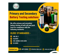 Primery Battery and Cell Testing Labs in Pune