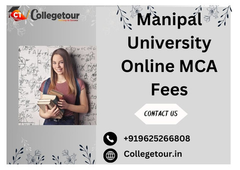 Manipal University Online MCA Fees