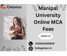 Manipal University Online MCA Fees