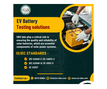 EV Battery and Cell Testing labs in Pune