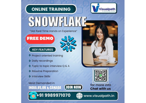 Snowflake Training Institute in Hyderabad  |  Snowflake Online Training