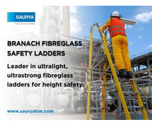 Branach Fibreglass Safety Ladder by Saurya Safety