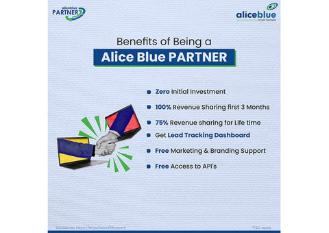 PARTNERSHIP OFFER WITH ALICEBLUE