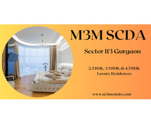 M3M SCDA Sector 113 Gurgaon - Little Luxuries That Define Your Alcove