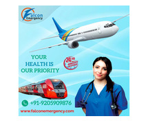 Get 24 Hrs Helpful Falcon Train Ambulance in Ranchi with Expert Medical Team