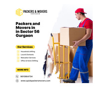 Hire the Best Packers and Movers in Sector 56 Gurgaon