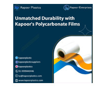Unmatched Durability with Kapoor's Polycarbonate Films