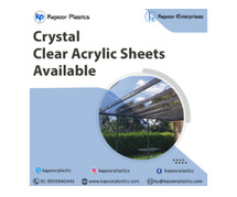 Crystal Clear Acrylic Sheets Available!