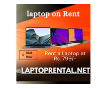 Laptop On Rent Starts At Rs.799/- Only In Mumbai