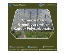 Optimize Your Greenhouse with Kapoor Polycarbonate