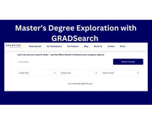 Search best opportunities for Master’s Degree Exploration with GRADSearch