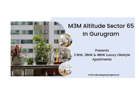 M3M Altitude Sector 65 In Gurugram | Elevated Modern Luxury