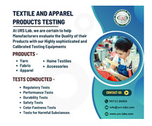 Textiles and Garments Product Testing Lab in Chennai