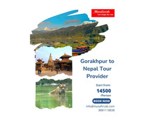 Gorakhpur to Nepal Tour Provider, Nepal Tour Package from Gorakhpur