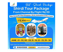 Shirdi Tour Package From Chennai By Flight