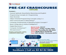 Sunbeam Institute’s Pre-CAT crash course Program!