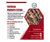 Footwear Products Testing Services Near Lucknow