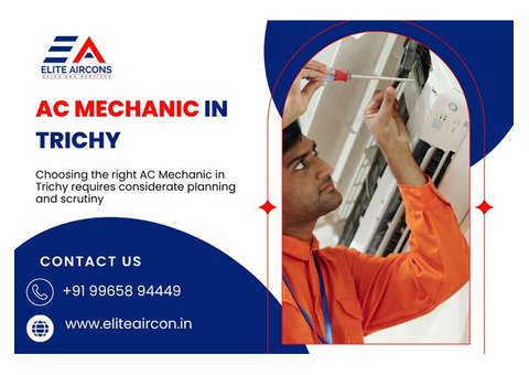 How to Choose the Right AC Mechanic in Trichy