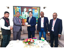 Sandeep Marwah Honored for Strengthening India-Mauritius Cultural and Business Ties