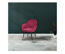 Buy Genoa Fabric Arm Chair (pink) at Apkainterior