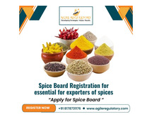 Spice Board Registration for essential for exporters of spices