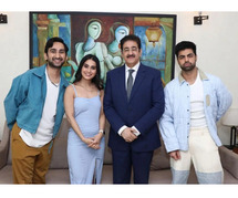 Star Cast of Feature Film “Namacool” Visits Marwah Studios