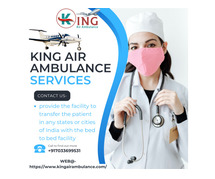 Air Ambulance Service in Visakhapatnam by King- Well Maintained