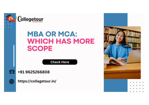 MBA or MCA: which has more scope