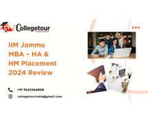 IIM Jammu MBA – HA & HM Placement 2024 Review