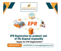EPR Registration for products' end-of-life disposal responsibly