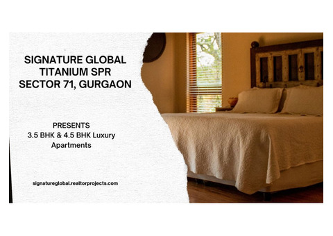 Signature Global Titanium SPR Sector 71 | Breathtaking Apartments