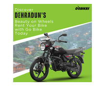 Discover Dehradun's Beauty on Wheels! Rent Your Bike with Go Bike Today!