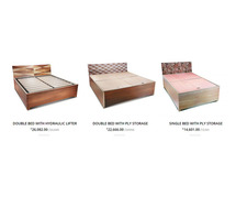Robust Steel Bed and Almirahs to make Bedroom Elegant