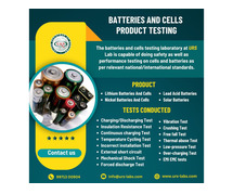 Li-ion Battery and Cell Testing Lab in Pune