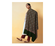 Elegant Hand-Embroidered Pashmina Shawls for Women and Men - KCS Shop
