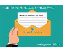 Intimation Card facilities In genericchit chit fund software